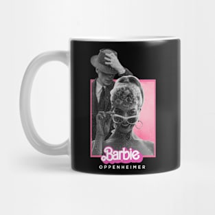 barbie oppenheimer retro style war Mug